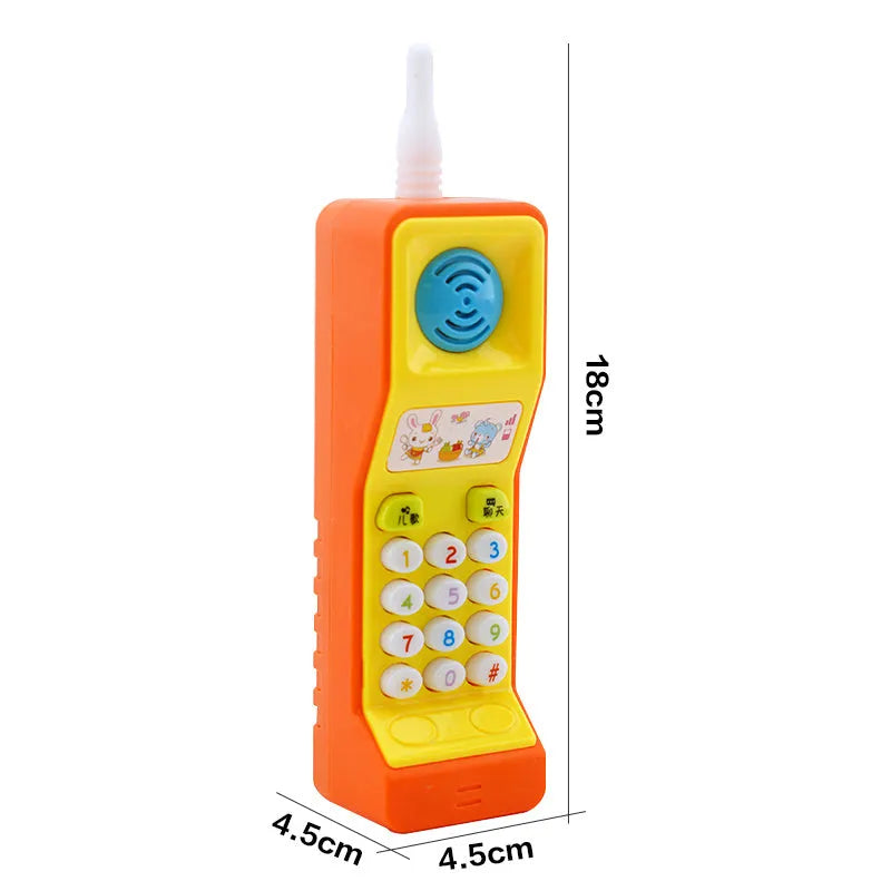 Children's battery-operated cartoon animal toy with sound and light effects