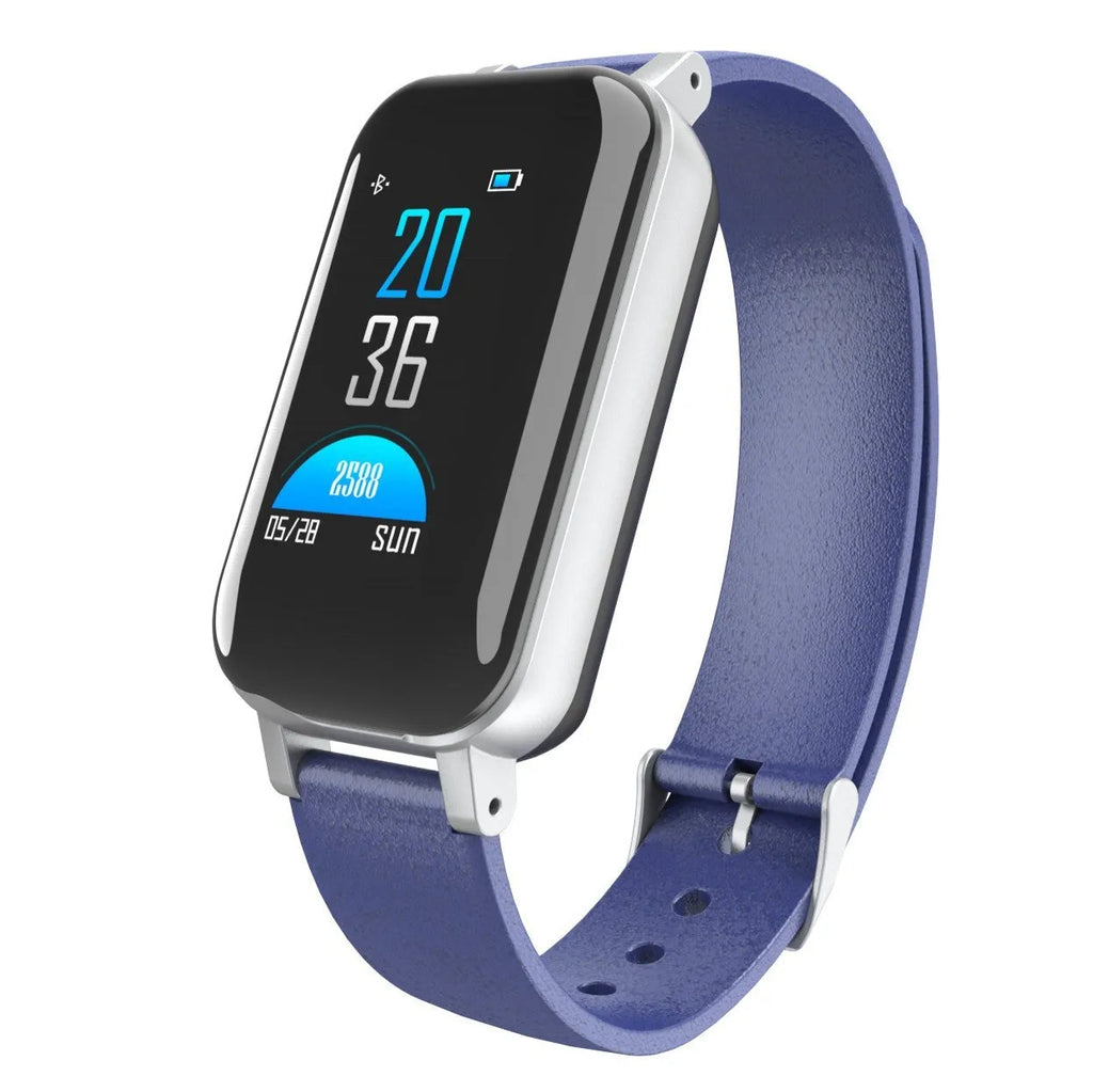 Intelligent environment smartwatch band in black with life waterproof design, 250mm length