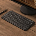 Ultra-thin wireless keyboard and mouse set in white colour with USB receiver