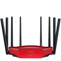Wireless router with 4 LAN slots, dual-band 2.4G/5G, gigabit speed, built-in firewall