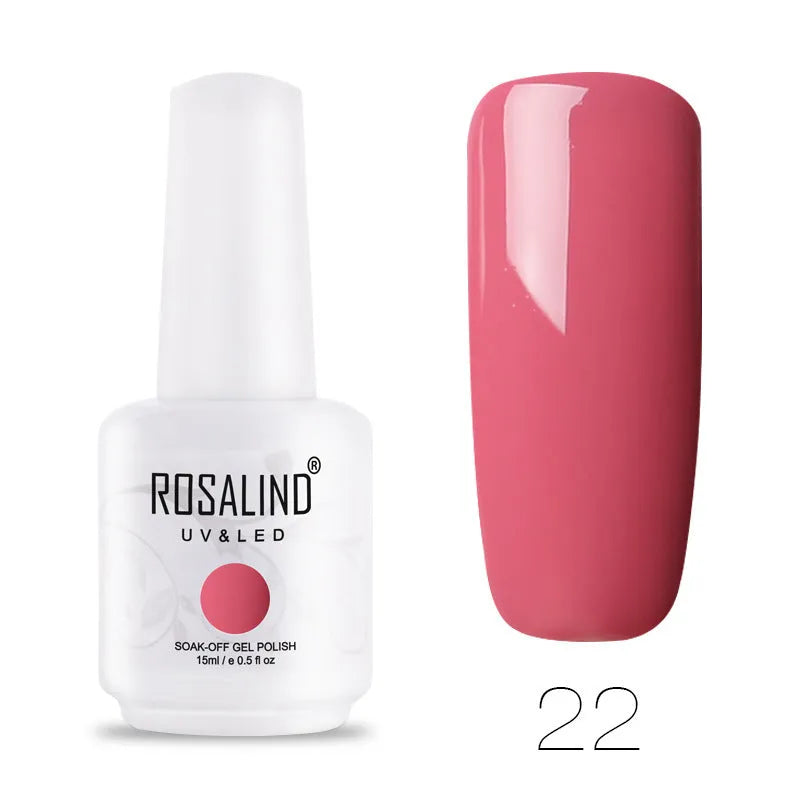 ROSALIND 15ml gel colour phototherapy glue bottle in selected hotting colour shade