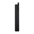 RUMA 15cm metal bookmark ruler with laser-engraved scales in black or silver aluminium alloy