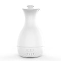White or pink ultrasonic air humidifier and essential oil diffuser with colourful night light and 200ml water tank