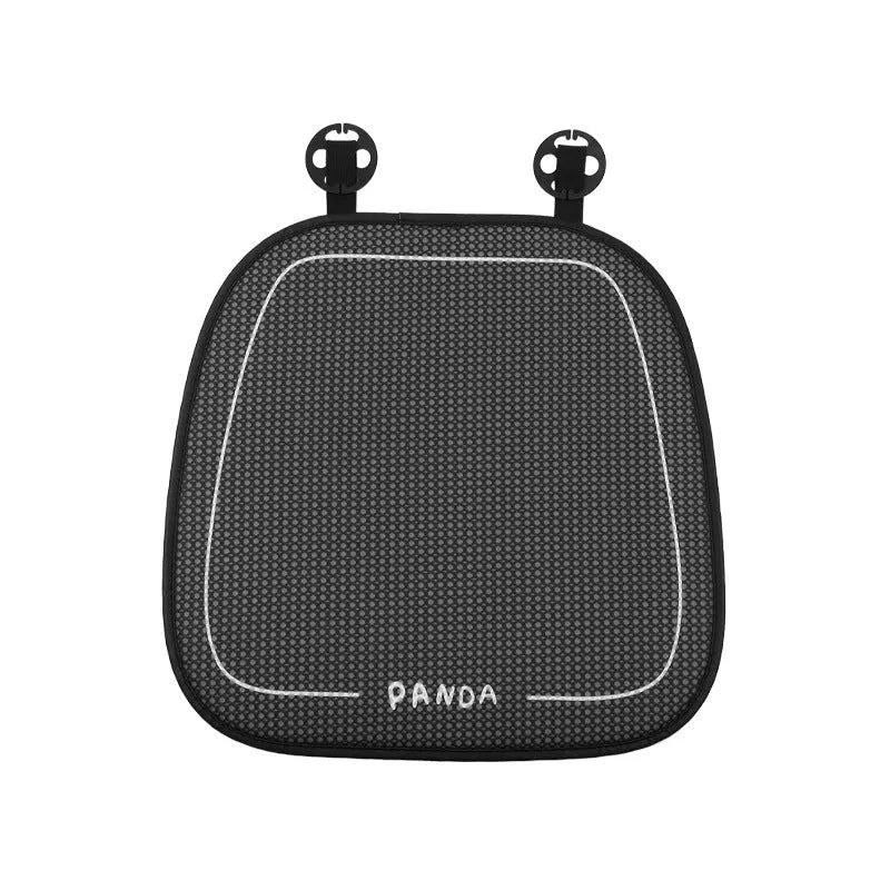 Cartoon panda plush car waist cushion with PP cotton filling for lumbar support
