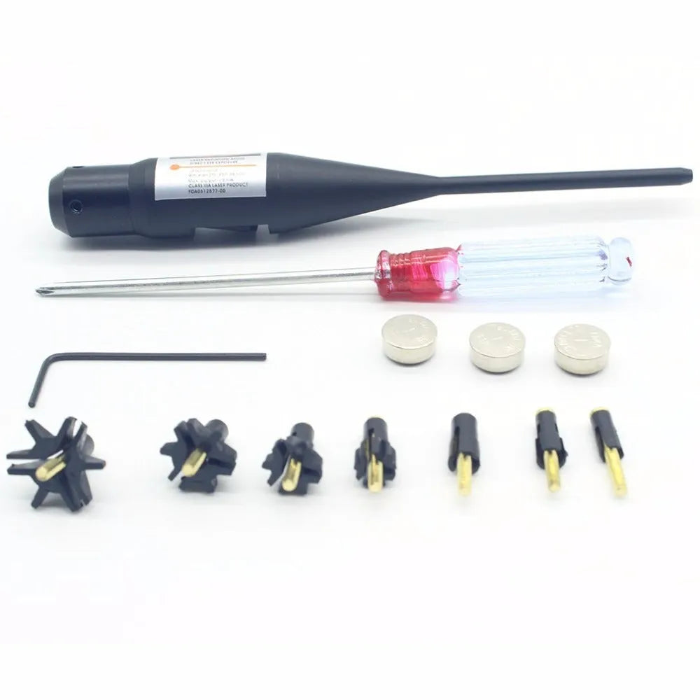 150mm no-adjustment horizontal calibrator red laser sight, 650nm 5mW, T7075 aluminium alloy, black anodized, 19mm head