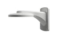 White dome camera wall mount bracket made of aluminium alloy and ABS