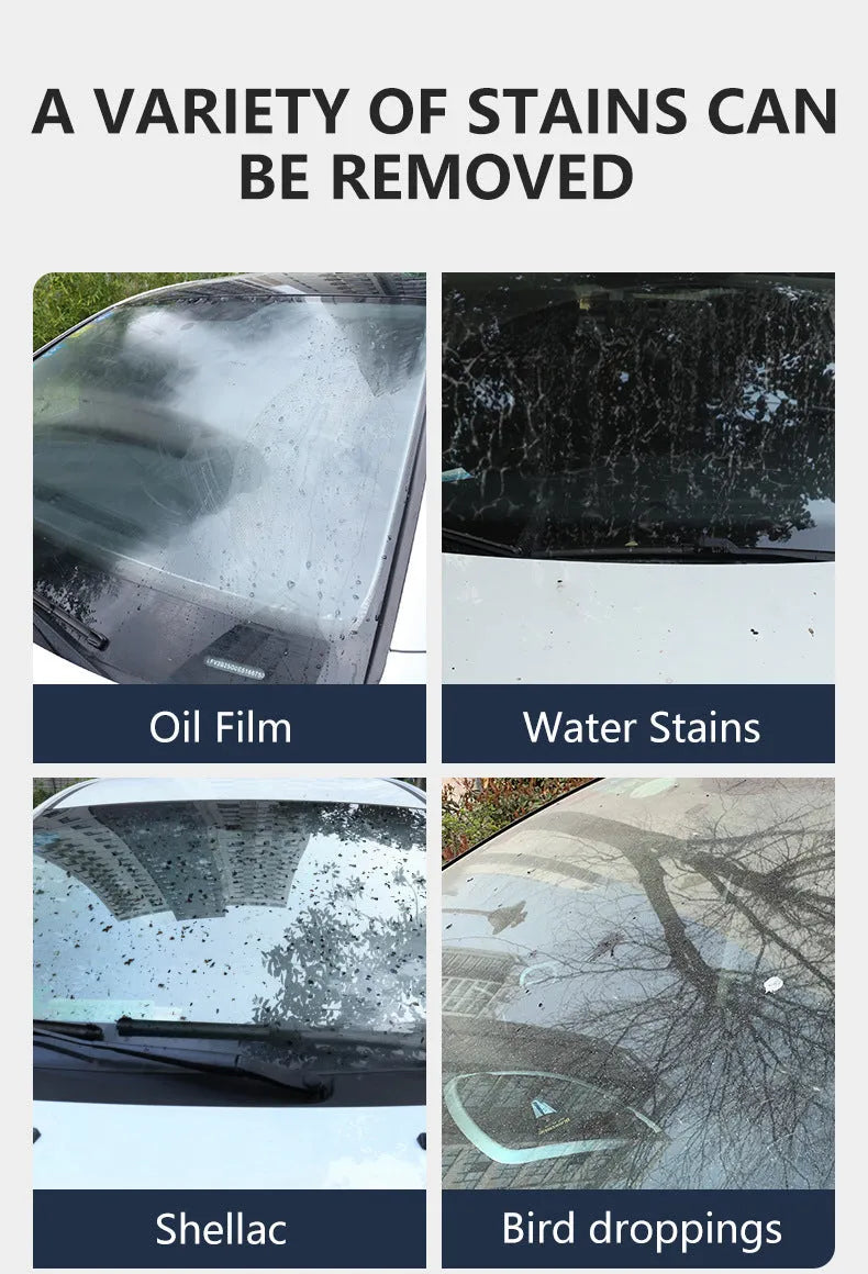 Glass oil film remover cleaning cream tube for car windscreen decontamination