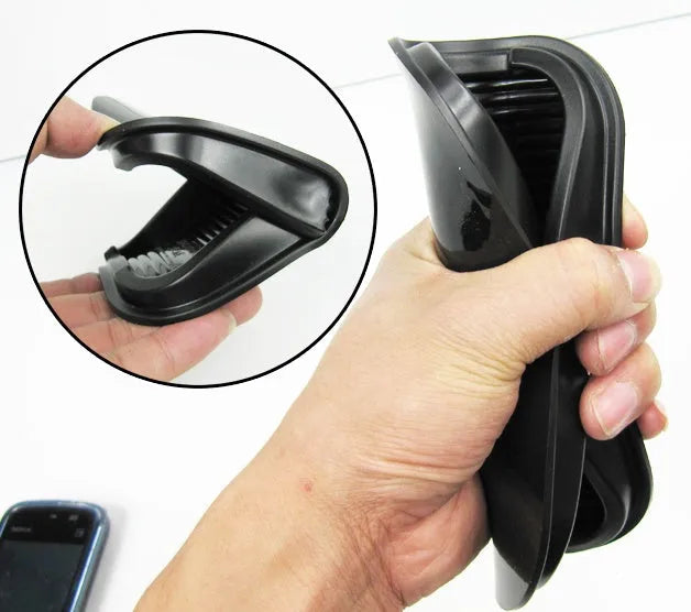 Black car anti-skid pad compatible with Apple iPhone 6 Plus, 15.5x10cm, mobile navigation bracket