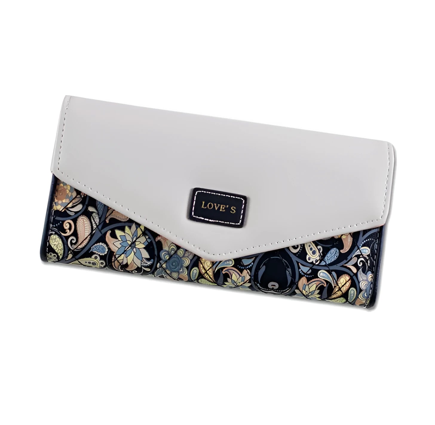 PU leather three-fold student wallet with a buckle closure shown in one of five colours