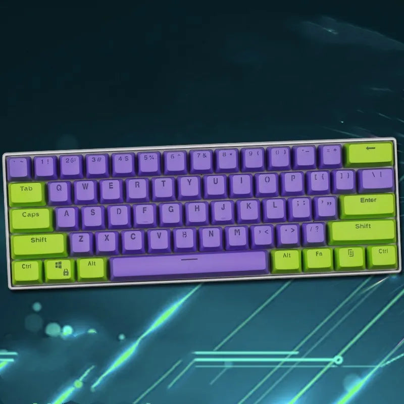 PBT transparent keycap set with two-shot injection legends, OEM height profile, matte finish for mechanical keyboard
