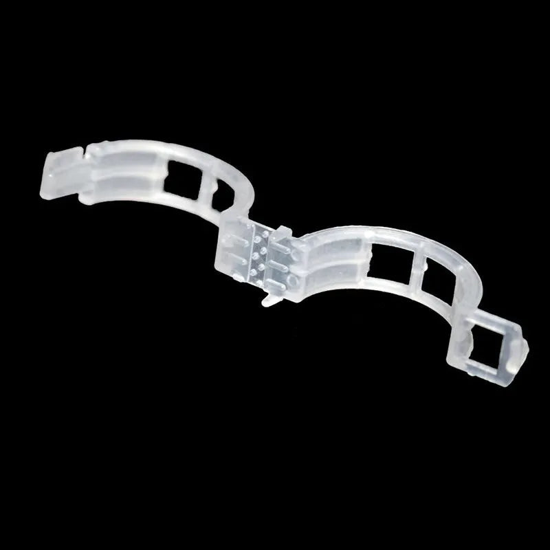 50 plastic plant grafting clips for securing branches on tomato plants and garden shrubs
