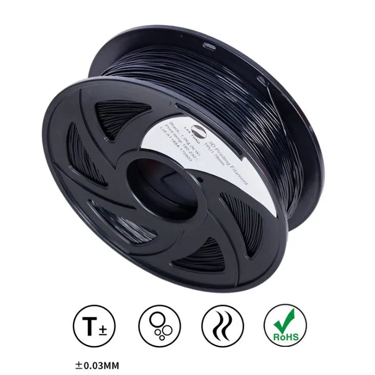 TPU flexible filament spool for 3D printing pen black white colour option