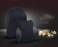 Car seat headrest cushion with memory cotton filler and polyester cover in beige colour