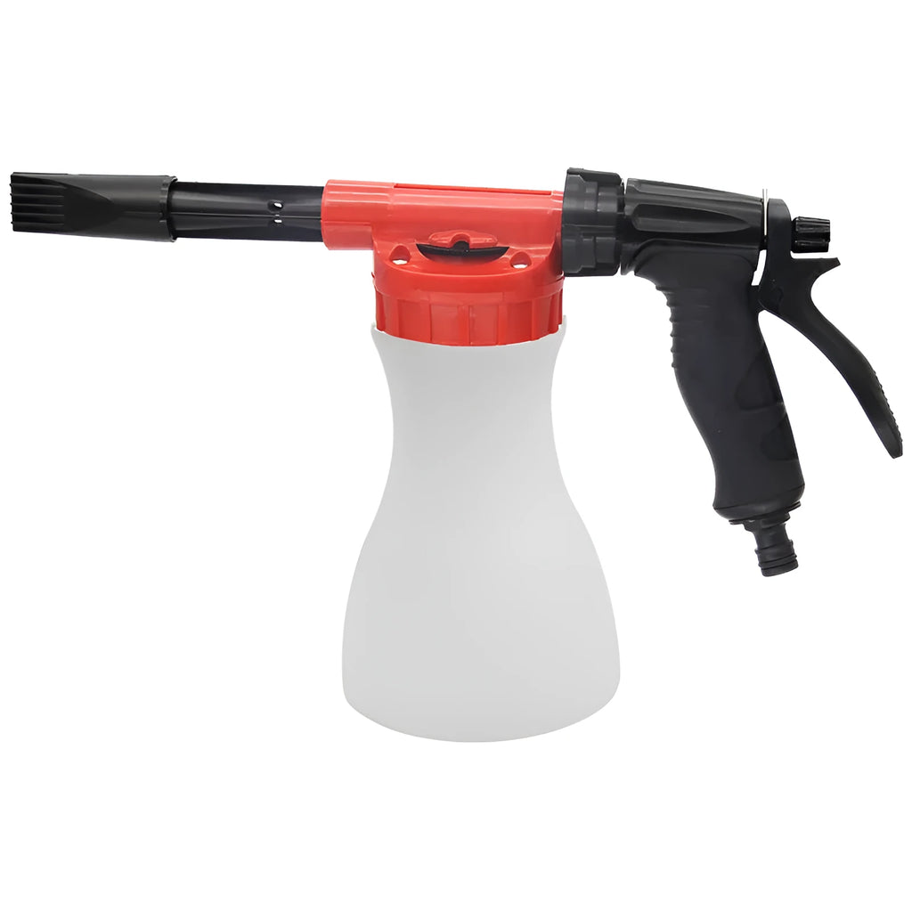 Foam pot high pressure water gun for garden watering and spraying.