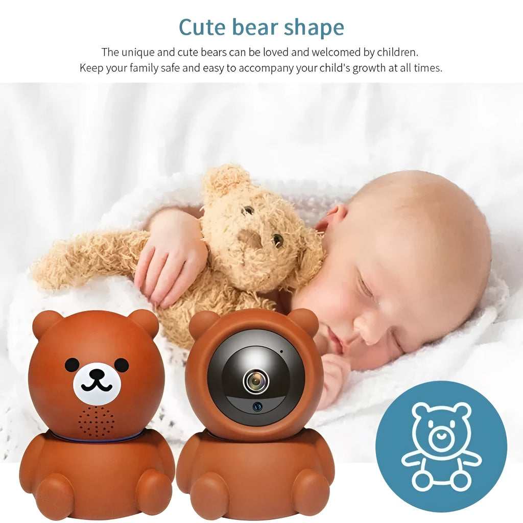Bear Camera 1080P WiFi security camera with auto tracking and infrared night vision