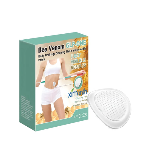 Four nano microneedle patches for body drainage shaping with bee venom and angelica sinensis
