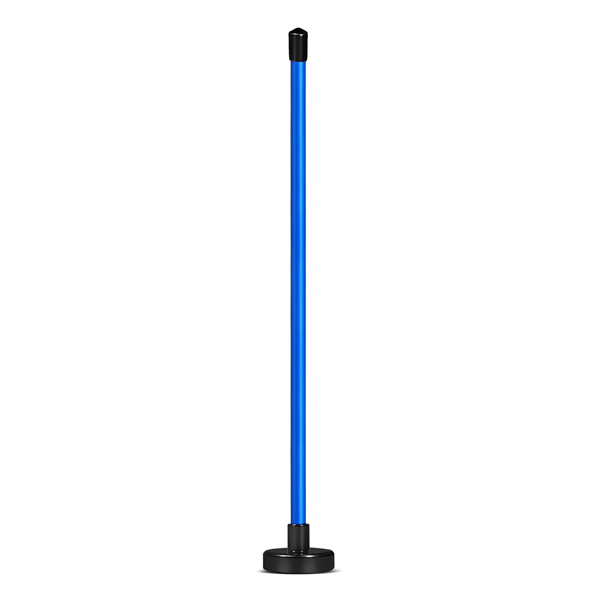 Aluminium alloy magnetic direction golf swing trainer in red or blue colour for baseball bar alignment practice