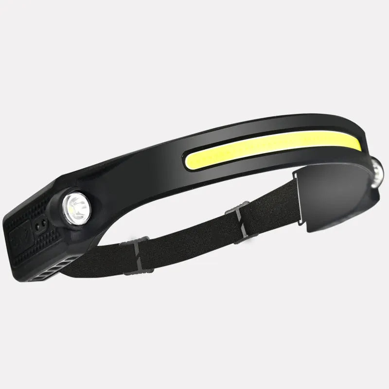 COB headlight single side lamp 400 mAh for outdoor riding, fishing and mountaineering