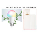 Smart LED light bulb E27 B22 4.5W RGB warm white 2700K-6500K dimmable app control, 60mm x 117mm