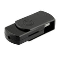 Professional USB voice recorder in black with voice activated recording and TF card slot
