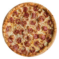 Pizza blanket hooded cloak in printed warp-knit polyester, 120x120cm size, unisex warm fleece for autumn winter
