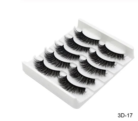 Handmade chemical fibre false eyelashes thick style plastic cotton stalk high-grade fibre mixed specs
