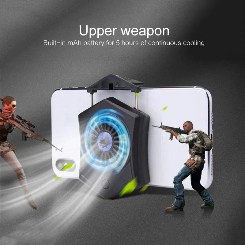 Black and white mobile phone radiator with USB connector for gaming consoles and devices
