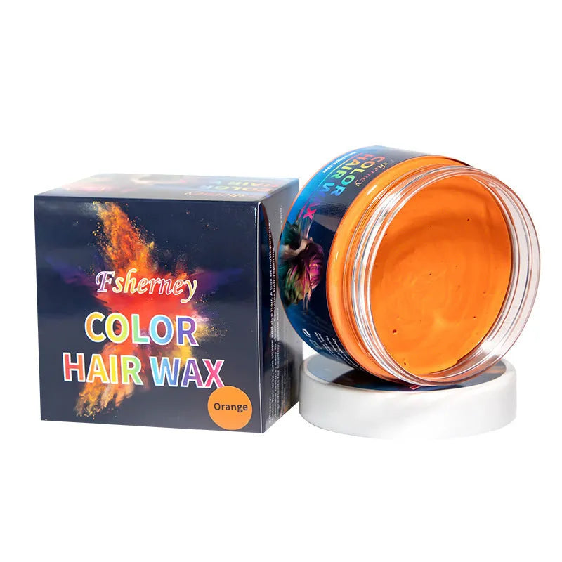 120g hair styling clay container in one of nine colours including Granny Grey and Rose Red