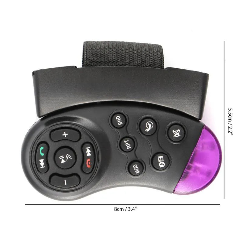 7-inch double DIN car radio MP5 player with colourful LED 800x480 TFT touchscreen Bluetooth USB SD