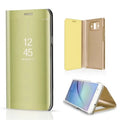 Smart mirror flip Huawei phone case in waterproof PVC, shown in a solid colour finish for Mate and P10 models