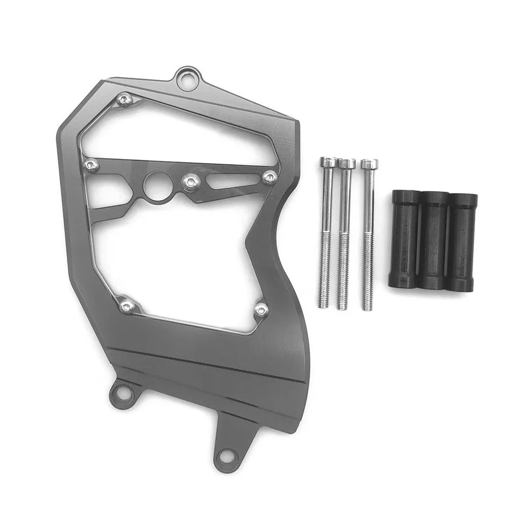 Aluminium alloy motorcycle chain wheel cover for ZX6R in black, red, gold, green, or titanium