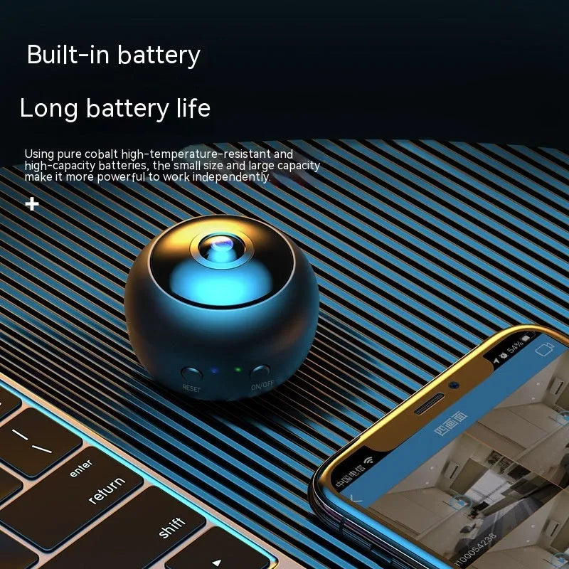 1080p wireless WIFI surveillance camera with ABS plastic housing for indoor security monitoring
