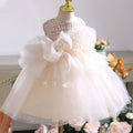 Girls birthday princess dress in linen fabric, cute style, picture colour, for heights 80cm to 160cm