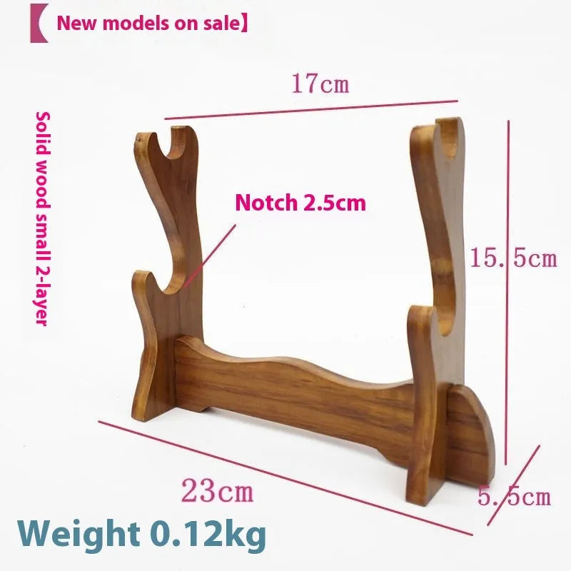 Handmade wooden multi layer wall bracket shelf in Chinese style design