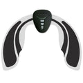 Hip vibration massager with adjustable intensity, lightweight 0.38kg, available in white colour with patch