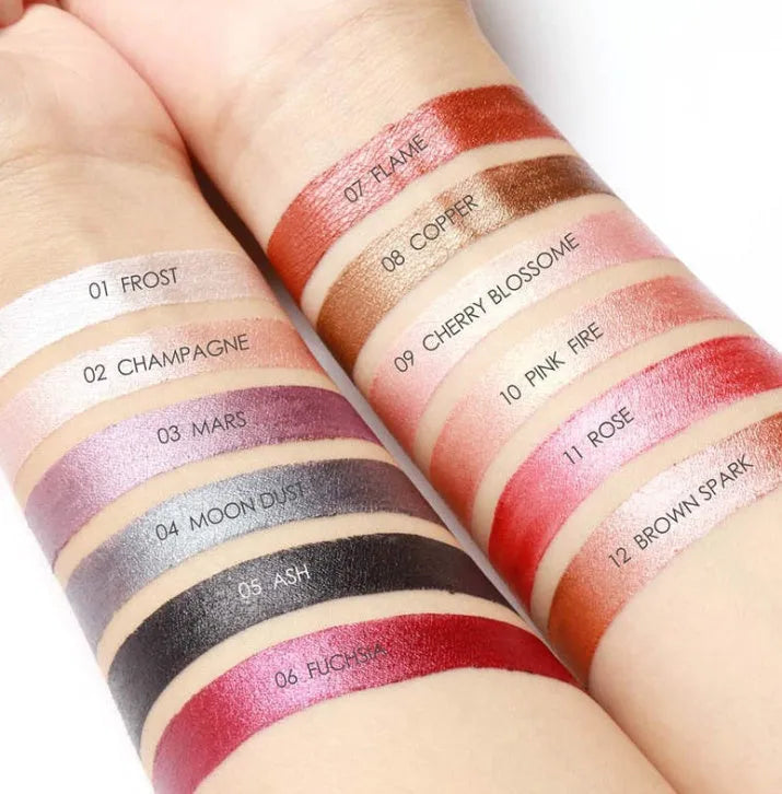 Focallure eyeshadow eyeliner pencil in one with 12 colour options for eye modification
