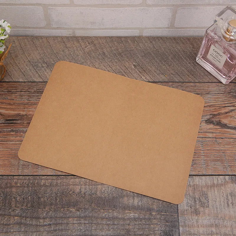 Folded kraft cards 10x15cm in black, cowhide, and white colours, 100 pack, blank surface for DIY invitations and crafts