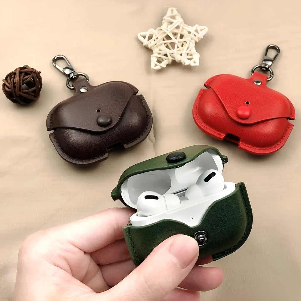 AirPods Pro protective sleeve case made from PU material in various colours