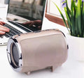 Portable metal-shell sound card reader with subwoofer in black, blue, golden, red, or silver colour options
