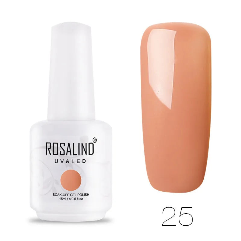 ROSALIND 15ml gel colour phototherapy glue bottle in selected hotting colour shade