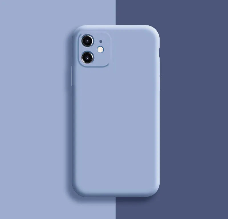 Silicone iPhone 11 Pro Max case with solid colour finish, 7 colour options, 3 model options
