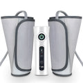 Automatic air wave calf massage machine with dual mode circulation in grey colour