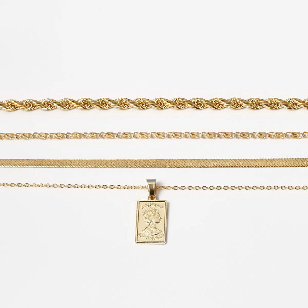 Golden geometric alloy electroplated anklet for women simple style hip hop footwear accessory