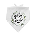 Wedding dog triangular binder scarf in polyester, 42x42x62cm, letter pattern, five colour styles