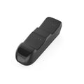 Black Xbox Series X controller charging dock holding two controllers with LED status lights visible.