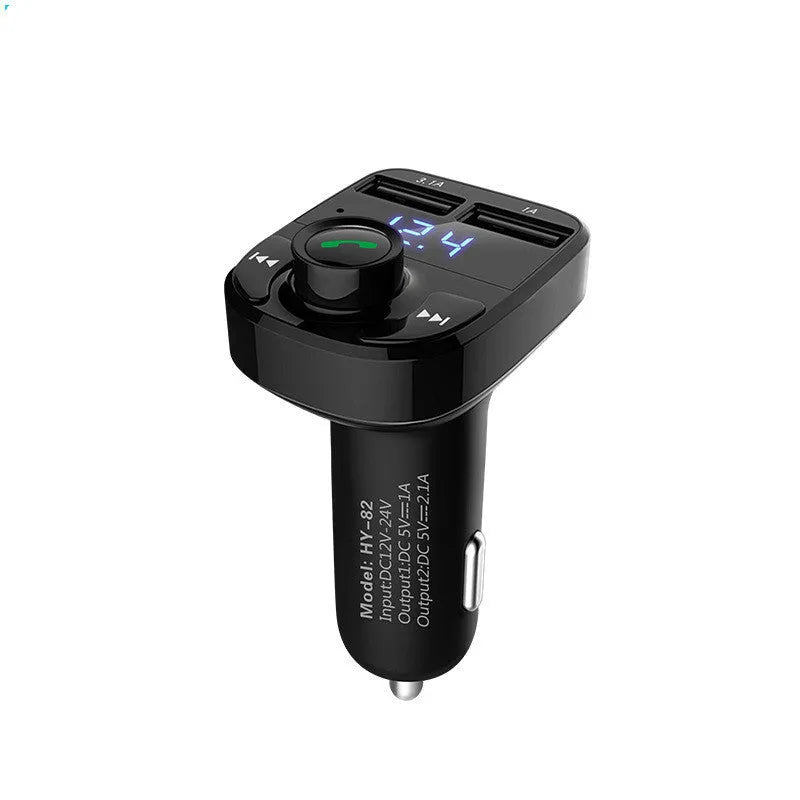 HY82 car MP3 player with Bluetooth and hands-free calling for cigarette lighter socket installation