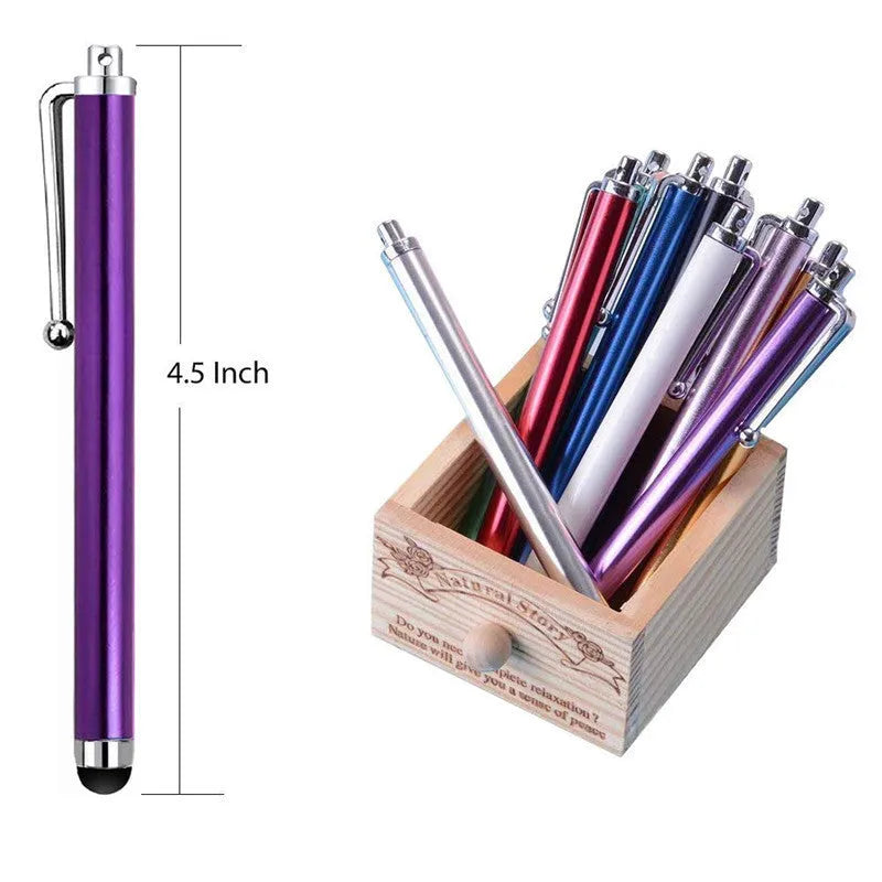 Universal capacitive touch pen, 9mm x 113mm, 5g, in multiple colours for iPhone iPad Samsung Huawei Xiaomi touchscreens