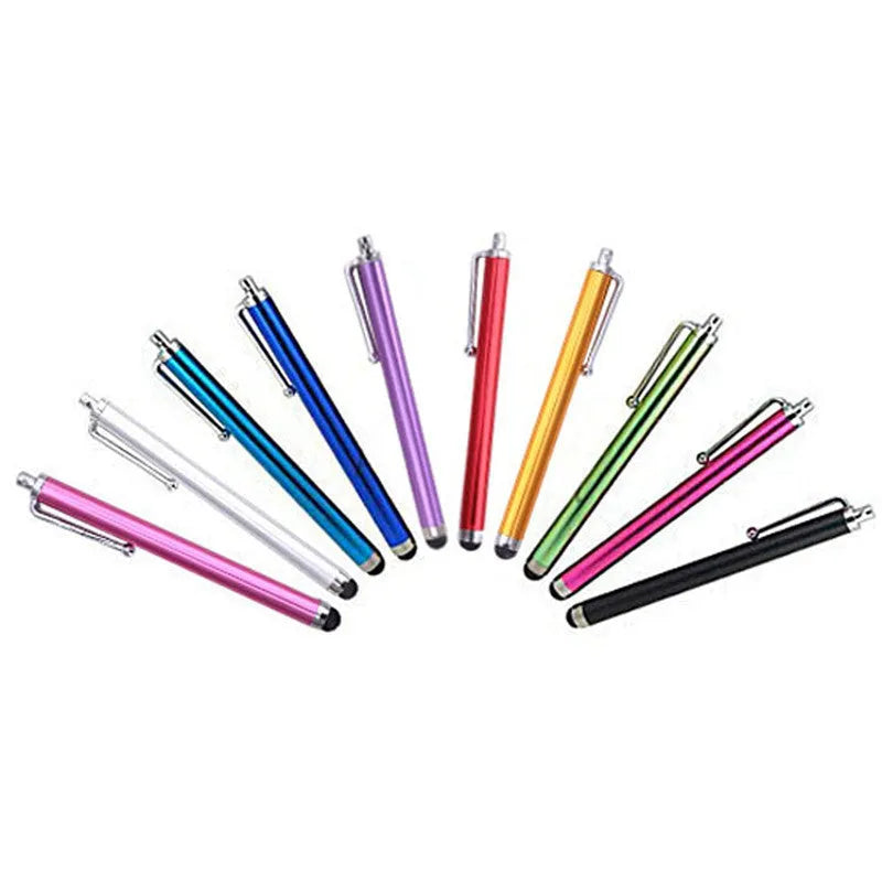 Universal capacitive touch pen, 9mm x 113mm, 5g, in multiple colours for iPhone iPad Samsung Huawei Xiaomi touchscreens