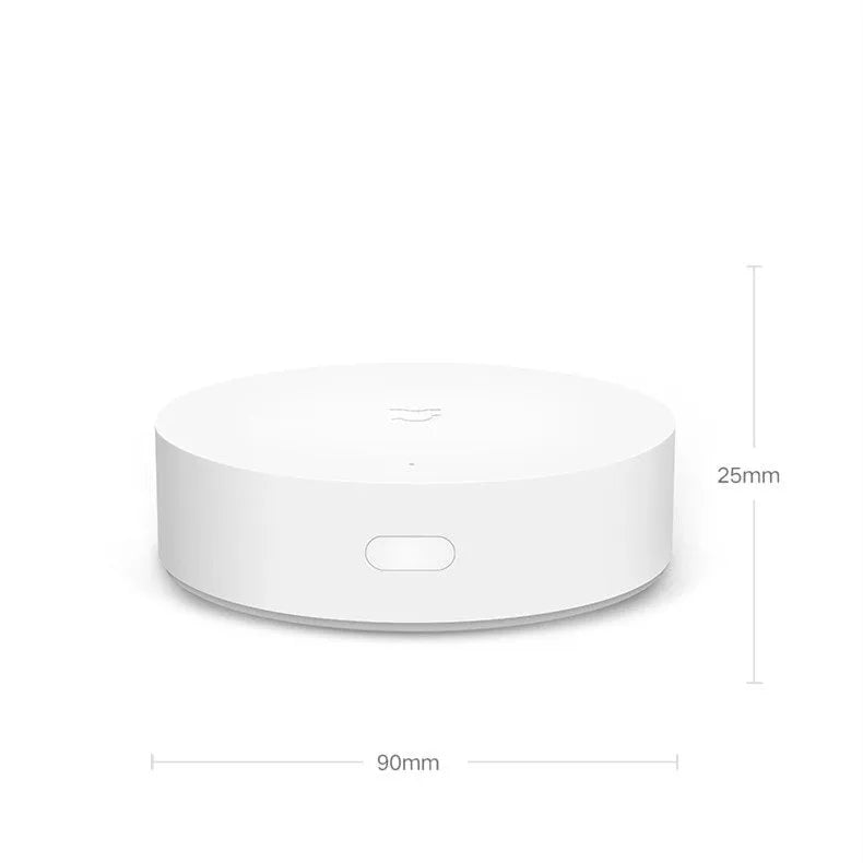 White Xiaomijia intelligent multimode gateway wall switch with UK plug for smart home remote control