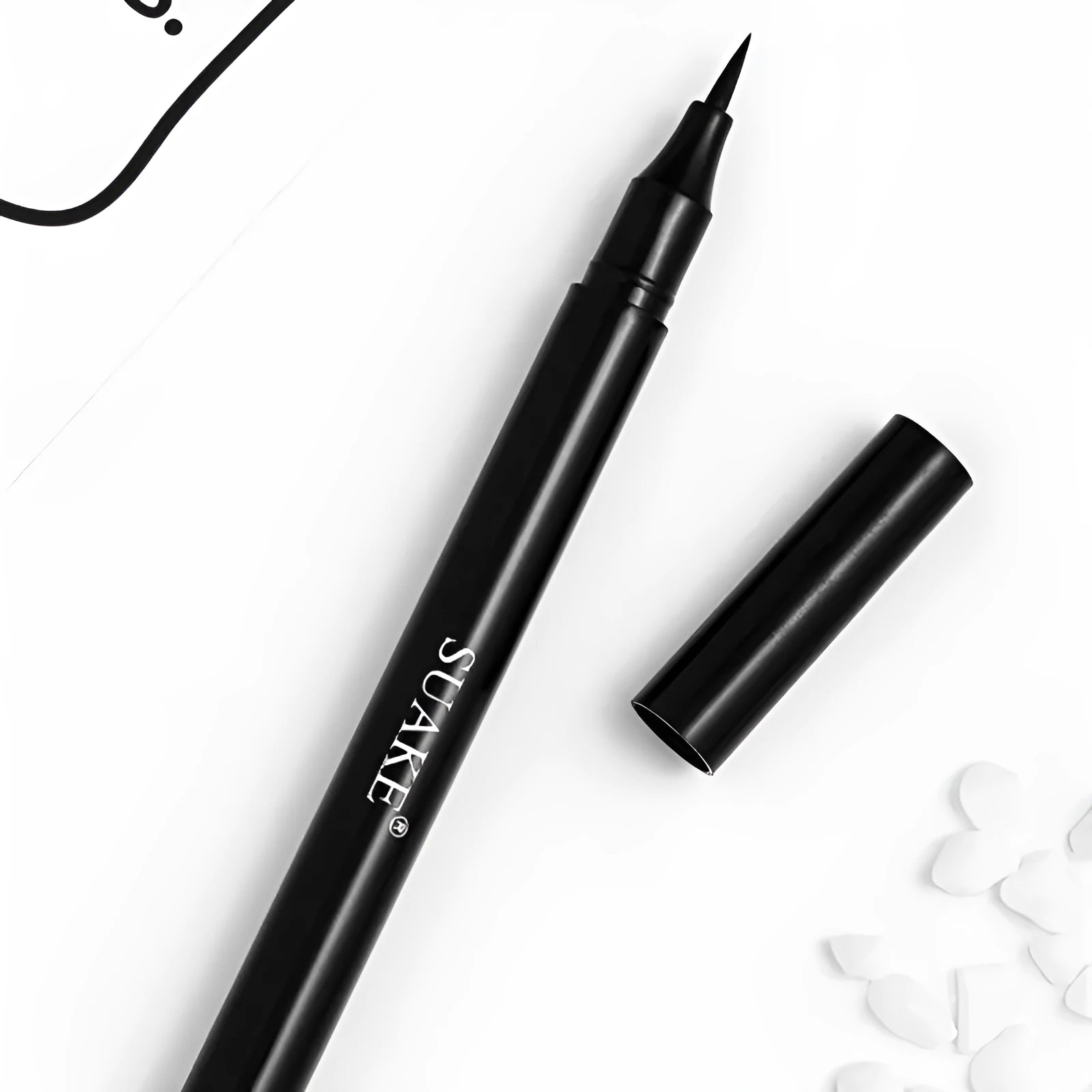 Deep long lasting black liquid eyeliner 1.5g waterproof quick-drying non-leak pen